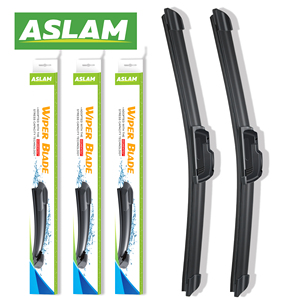 Spazzola Tergicristallo Universale Senza Telaio ASLAM in Gomma Naturale con Gancio a J, Tergicristallo Morbido per Auto, Produzione OEM, Vendita all'Ingrosso - Product Image 3