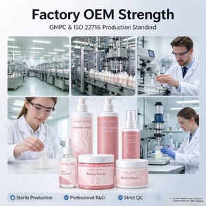 Private Label Feminine Care Product Set Intimate Wash <b>Shave</b> <b>Gel</b> Mist Oil Scrub Mask OEM Custom Packaging Ceramide Ampoule Kit - Product Image 2