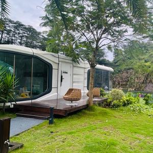 Contenedor de acero para sala de deportes al aire libre para el hogar, vacaciones, Playa interior, espacio para dormir, cápsula de madera para hostal, cafetería - Product Image 3