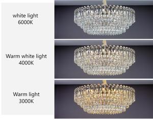 Lampadario di Lusso Italiano PM in Cristallo K9, Lampada a Sospensione Moderna Decorativa <span class=keywords><strong>per</strong></span> Soggiorno, Villa, Sala da Pranzo e Camera da Letto - Product Image 4