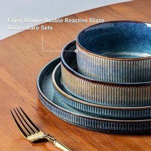 <span class=keywords><strong>Set</strong></span> di Stoviglie in Porcellana Vintage Europea Hausweet da <span class=keywords><strong>18</strong></span> Pezzi per 4 Persone, Ecologico, Adatto al Forno/Microonde, Elegante <span class=keywords><strong>Set</strong></span> Regalo - Product Image 4