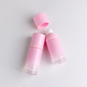 Luxury Skincare Glass Packaging Pink gradient Bottle Customized Cosmetics Container Empty With Dropper - Product Image 1