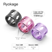 Ryokage AC Slider Pembagi Earphone dari Aluminium Alloy Baru dengan Perlindungan Sirkuit Pendek untuk Headphone