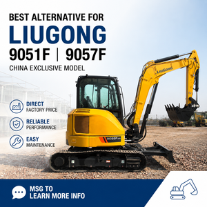Oferta Especial: Miniexcavadora Compacta Liugong 9055F, Precio Directo de Fábrica en China, Mucho Más Asequible que los Distribuidores Locales, Ideal para Jardinería - Product Image 1