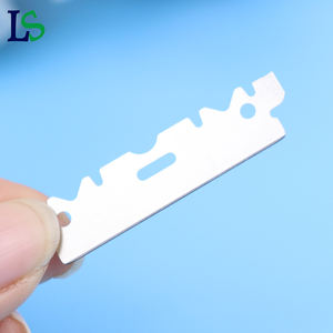 プロの男性手動シェーバーかみそりの刃ステンレス鋼理髪店サロン安全フェイシャルヘアシェービングダブルエッジブレード - Product Image 6