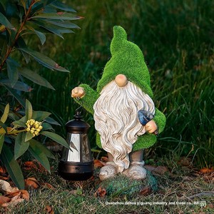 Lanterne <span class=keywords><strong>de</strong></span> jardin <span class=keywords><strong>solaire</strong></span> en résine pour l'extérieur, ornements <span class=keywords><strong>de</strong></span> lutin, décoration <span class=keywords><strong>de</strong></span> Noël pour l'intérieur et la cour, modèle <span class=keywords><strong>de</strong></span> <span class=keywords><strong>figurine</strong></span> d'animal <span class=keywords><strong>de</strong></span> dessin animé floqué - Product Image 5