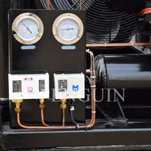 10HP 15HP Air Cooled Open-type Low Temperature Scroll Compressor Unit Scroll Condensing Unit