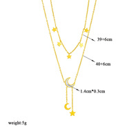 Colliers ras du cou et chaînes de mode multicouches pour femmes, en acier inoxydable personnalisé, or 18 carats, perles, pendentifs cœur et papillon