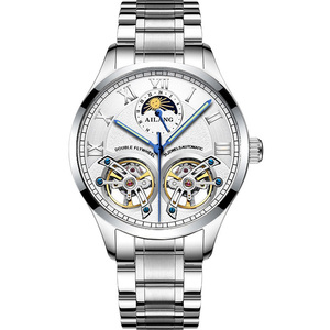 Nouvelle <span class=keywords><strong>montre</strong></span> mécanique en acier inoxydable 2026, double <span class=keywords><strong>tourbillon</strong></span>, <span class=keywords><strong>montre</strong></span> de luxe haut de gamme, mode, affaires, pour hommes - Product Image 4