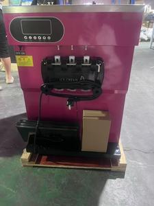 Sunmax thương mại 2 + 1 hương vị bảng Top chất lượng tốt thép không gỉ ba hương vị giá rẻ mềm phục vụ máy làm kem - Product Image 4