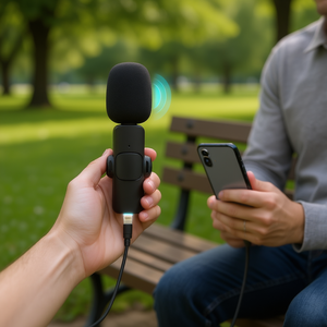 Micrófono para teléfono móvil con entrada tipo Lightning para iPhone - Product Image 2