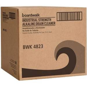 Limpiador de Drenajes Alcalino de Grado Industrial Boardwalk de 32 oz para Tuberías de Cocina y Limpieza de Tuberías, 12 Unidades por Caja - Product Image 5