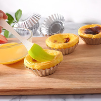 Moule à tartelettes mini réutilisable en alliage d'aluminium antiadhésif, outil de cuisson pour tartelettes, moule à pudding, moule à gâteau