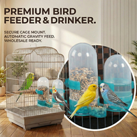 Mangeoire automatique moderne en plastique pour oiseaux et chiens, abreuvoir pour pigeons, perroquets, poulets, chats, fournitures pour pigeons voyageurs
