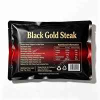 Groothandel fabrieks prijs op maat gemaakte driezijdig gesealde vochtbestendige gravure bedrukte hitte verzegelde voedselverpakkingszakken voor steak