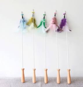 Jouet pour chat rétractable, moulin à plumes interactif, 16 cm, jouet avec cloche, vente en gros - Product Image 2