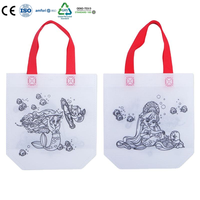Sac fourre-tout personnalisé en tissu non tissé léger et recyclable pour activités artistiques et créatives des enfants