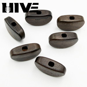 HIVE Juego <span class=keywords><strong>de</strong></span> 6 clavijas <span class=keywords><strong>de</strong></span> afinación <span class=keywords><strong>de</strong></span> guitarra <span class=keywords><strong>de</strong></span> madera <span class=keywords><strong>de</strong></span> caqui negro con pulido fino, mango <span class=keywords><strong>de</strong></span> alta calidad para perillas <span class=keywords><strong>de</strong></span> guitarra - Product Image 4