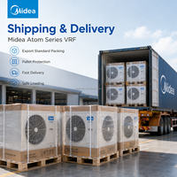 Système de climatisation Midea Atom Mini VRF à pompe à chaleur DC Inverter 12K-68K BTU pour résidentiel et usage commercial léger