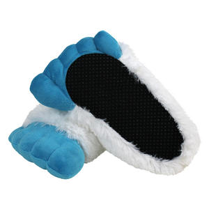 Zapatillas de felpa personalizadas Abominable muñeco de nieve Yeti pies zapatillas lindo Animal sonidos zapatillas - Product Image 3