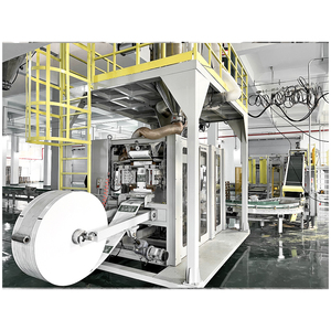 Sistema de sellado de llenado de forma vertical con pesadora de cabezales múltiples Máquina de envasado de cabezales múltiples para productos secos de envasado de alimentos - Product Image 1