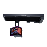 Refroidisseur liquide AIO sans ventilateur LIAN LI HydroShift II 360P OLED CUVRED BK&WH, compatible LGA 1700/1851 AM4/AM5, très demandé