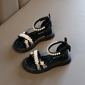 Sandali estivi da ragazza in stile coreano <span class=keywords><strong>scarpe</strong></span> alla moda con suola morbida per bambini di grandi dimensioni di medie dimensioni alla moda Design da piccola principessa - Product Image 3
