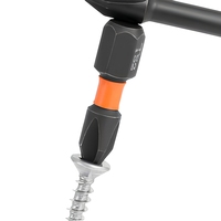 Embout de tournevis Phillips PH2, longueur 25 mm, tige hexagonale de 6,35 mm (1/4 po), revêtement magnétique en phosphate noir