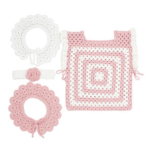 Suéter Personalizado para Niños OEM y ODM, <span class=keywords><strong>Chaleco</strong></span> de Algodón Tejido <span class=keywords><strong>a</strong></span> <span class=keywords><strong>Crochet</strong></span> Hecho <span class=keywords><strong>a</strong></span> Mano para Bebés, <span class=keywords><strong>Chaleco</strong></span> de Suéter para Niñas Pequeñas - Product Image 3