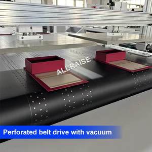 Yarı otomatik çift istasyon sert kutu yapma makinesi tam süreç katlanabilir lüks hediye kutuları kitap kutusu için şekillendirme makinesi - Product Image 5