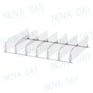 Divisores y empujadores de tienda de conveniencia Estante con empujador de resorte Estante para cigarrillos Divisores de estante de plástico Pus - Product Image 3