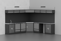 Banco de Trabajo Industrial Desmontable de Acero Laminado en Frío, Gabinete de Herramientas Modular con Cajones, Sistema de Almacenamiento Personalizado OEM para Garaje o Taller