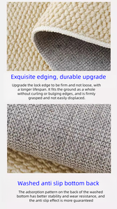 <span class=keywords><strong>Tapis</strong></span> en sisal d'imitation haut <span class=keywords><strong>de</strong></span> gamme Style en bois Simple sans lavage effaçable <span class=keywords><strong>tapis</strong></span> <span class=keywords><strong>de</strong></span> sol résistant aux taches imperméable pour mur à mur - Product Image 2