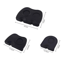 Tapis de pressage pour café expresso en silicone, support de tamper d'angle antidérapant, outils de pressage pour barista