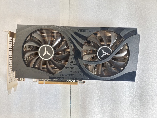 Used Yeston RX6750 10GB GDDR6 Desktop Fan Gaming Graphics Card