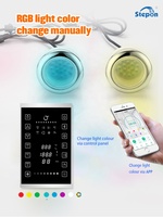Fabricant OEM ODM – Ensemble de douche thermostatique WiFi avec application, 6 sorties d'eau, protection contre la surchauffe, vanne de douche et contrôleur de douche