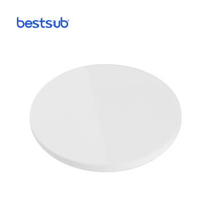 Керамические автомобильные подставки под заказ, круглые белые пустые сублимационные заготовки в классическом стиле, оптовая продажа, пробки - Product Image 5