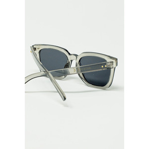 Square Bevel <b>Frame</b> Sunglasses in <b>Grey</b> - Product Image 1
