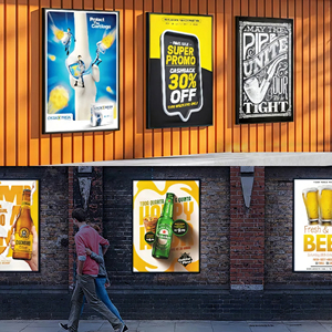 Nhà Máy bán hàng trực tiếp LED siêu mỏng khung nhôm kim loại quảng cáo hộp Đèn Nhà hàng kính hiển thị menu lightbox - Product Image 4