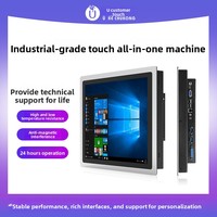 PC industriel tactile 104/101/133 pouces pour équipement de marquage laser CNC, résistant à la poussière et aux taches, compatible VESA, RK3399/J1900