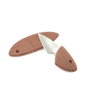 Mini cuchillo portátil con forma de pez para acampar al aire libre, cuchillo de bolsillo para cortar verduras y frutas para abridor de paquetes exprés