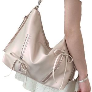 Nueva Mochila de Moda para Mujer, Bolso Tote de 20-35L, Impermeable, con Cierre de Cremallera, Material PU Informal, Forro de Poliéster - Product Image 5