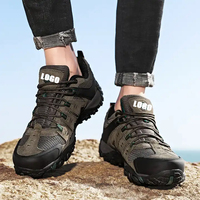 2023 nouvelle marque personnalisée randonnée mode hommes bottes haute qualité escalade caoutchouc montagne randonnée chaussures hommes randonnée chaussures