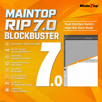 Software Original Maintop RIP 7.0 para Impresora UV DTF, con Función de Anidamiento Automático, Corte de Contornos de Formas Irregulares y Código QR