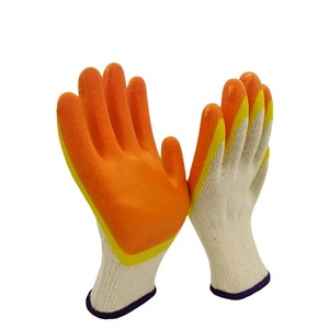Industrial Good <strong>Grip</strong> Poly Cotton Assembly Safety Work Hand <strong>Gloves</strong> Heavy Duty Construction Garden Protective Latex Coated <strong>Glove</strong> - Product Image 1