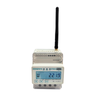 Medidor de Electricidad Prepago Monofásico Inteligente 4G con Interruptor de Circuito para Riel DIN, Módulo de Tarjeta SIM y RS485