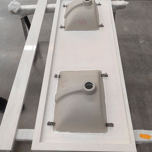 GOLDTOP ODM OEM White Quartz Big Slab 6027 Ironsbridge for Hotel Modern Bathroom Vanity Top Waterproof 5-Year Warranty - Product Image 6