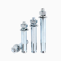 Cheville d'expansion à coin en acier au carbone zingué pour béton et maçonnerie M6 M8 M10 M12 M16 M20 M24 M30 Type Cale
