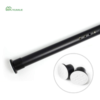 Tringle à rideau moderne en métal YIJIALE, longue et extensible, pour chambre à coucher, sans perçage