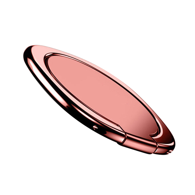 Metal Phone Ring Holder Zinc Alloy Electroplating 360 Degree Rotating Stand Finger Grip Plain Universal for iPhone Android